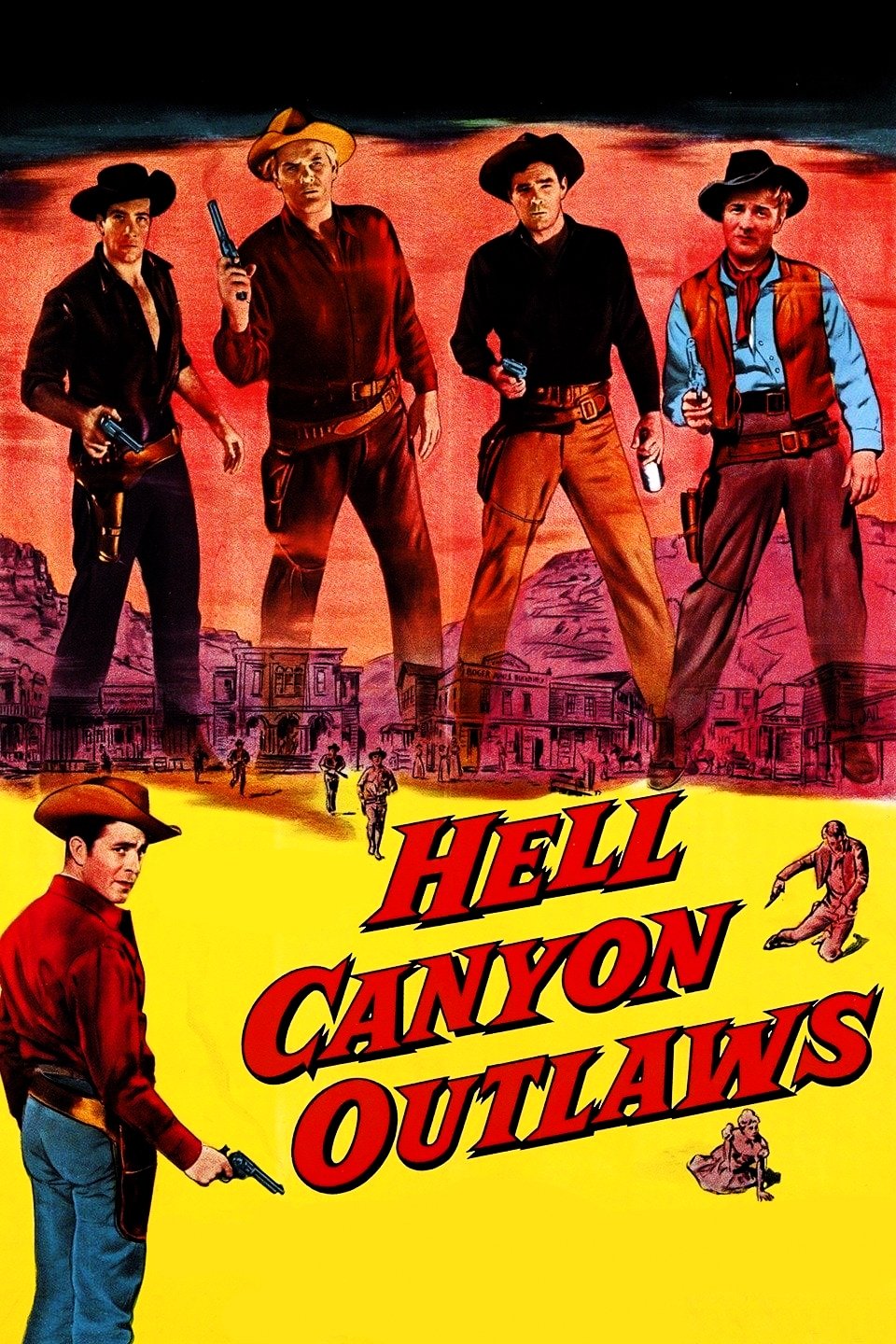 Постер Hell Canyon Outlaws
